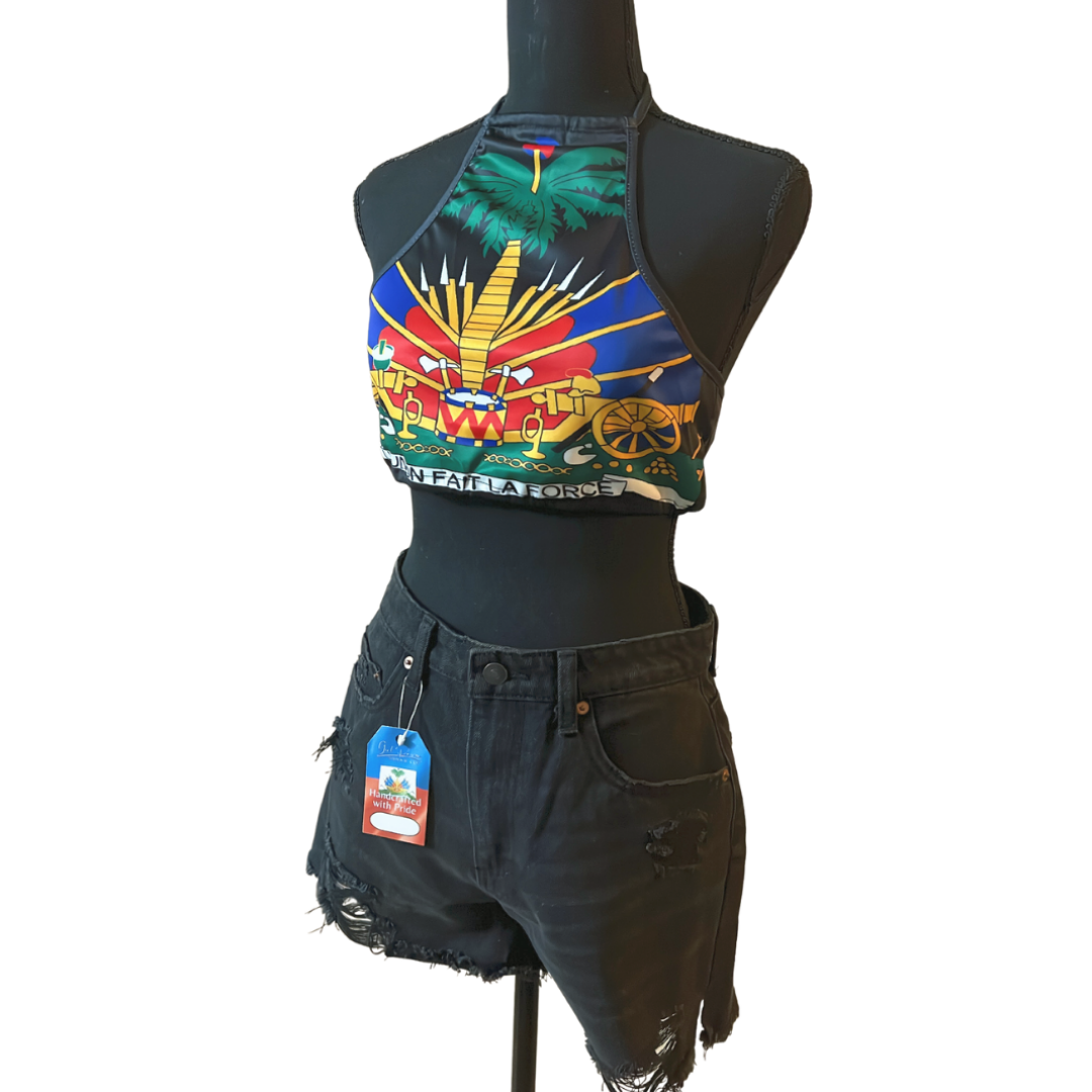 Haitian Flag Shorts