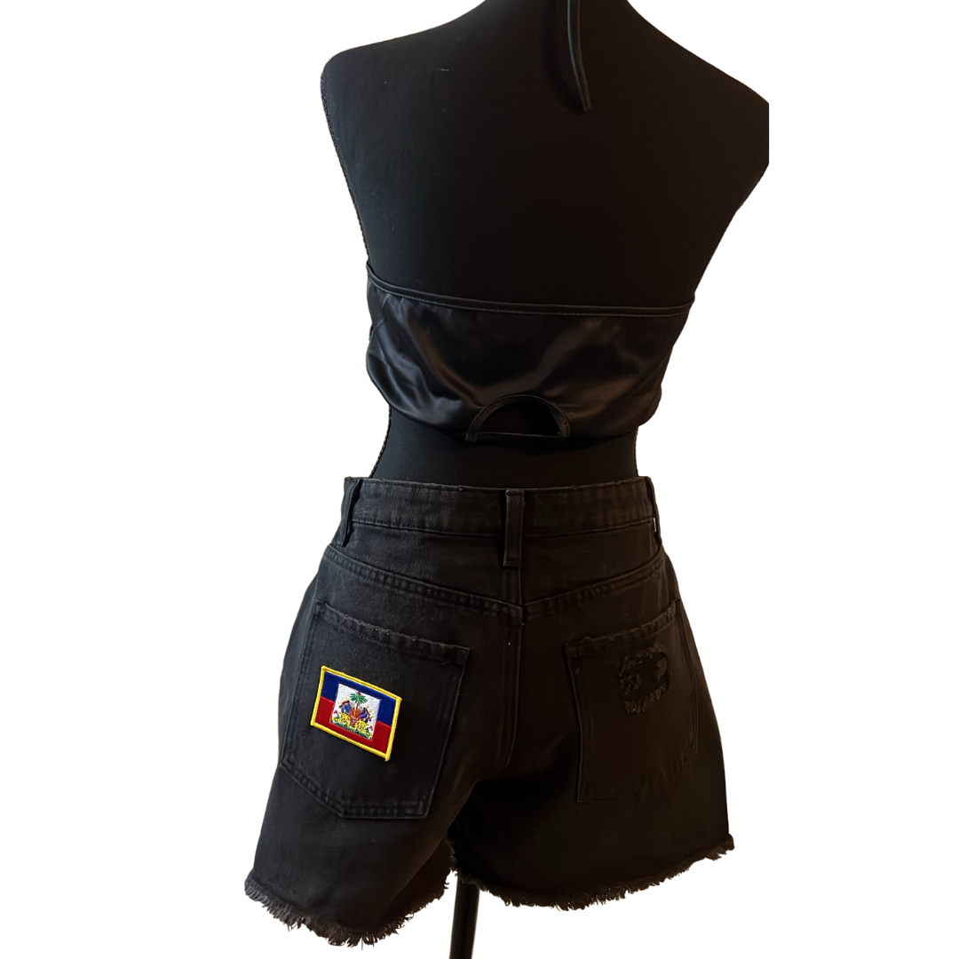 Haitian Flag Shorts